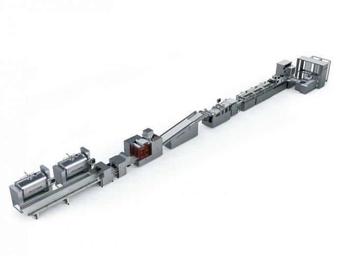 多功能仿生圓饅頭生產線